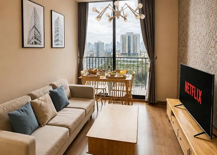 6minbts Private 2br+bath Balconies Wifi1gb Parking *